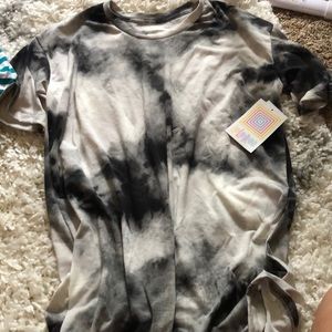 Tie dye oversized tee